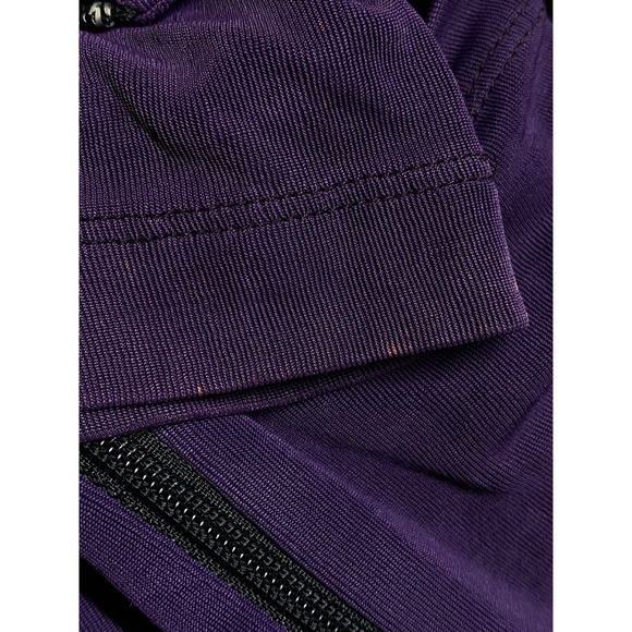 Chicos Private Edition Purple Skirt & Zip Jacket Womens 2 (L) Acetate Blend - Picture 8 of 9
